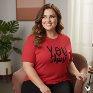 Du leuchtest Damen T-Shirt