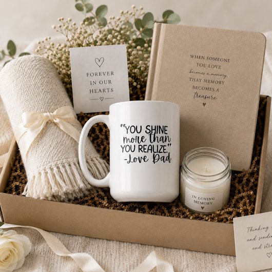„Du leuchtest mehr, als du erkennst – In Liebe, Da Kaffeetasse