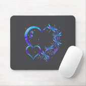 Du Libelle Suizidprävention Bewusstsein Männer Fra Mousepad (Mit Mouse)