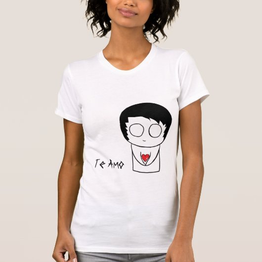 Du liebe ich Emo T-Shirt (Vorderseite)