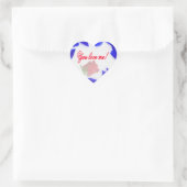 Du Liebe mich - Aufkleber (Tasche)