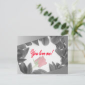 Du Liebe mich! -Postkarten Postkarte (Stehend Vorderseite)