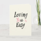 Du liebst einen leichten Valentinstag Karte (Vorderseite)