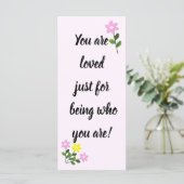 Du liebst es, derjenige zu sein, der du bist (Stehend Vorderseite)