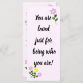 Du liebst es, derjenige zu sein, der du bist (Vorne/Hinten)