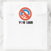 DU LIESST RUNDER AUFKLEBER (Tasche)