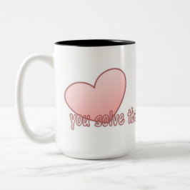 Du löst das Rätsel Zweifarbige Tasse