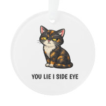 Du lügst, ich schiele Funny Tortoiseshell-Katze Zi