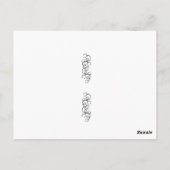 "Du machst alles, was dir wichtig ist" Postkarte (Rückseite)