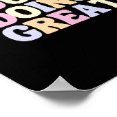 Du machst das großartig poster (Ecke)
