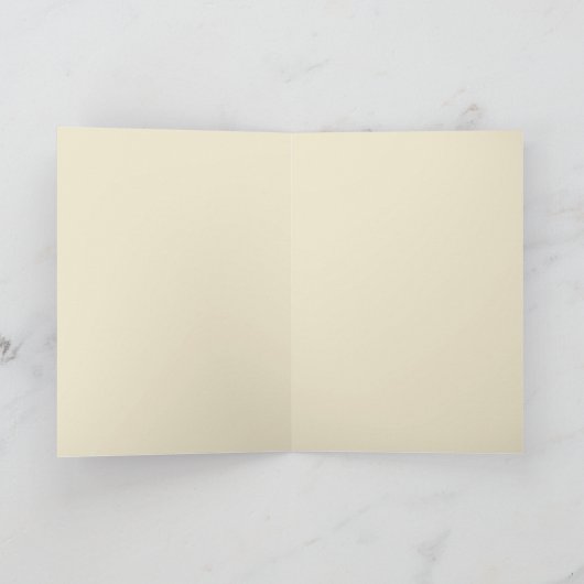 Du machst das Leben besser Hübsch, stilvoller Blum Karte (Innenseite)