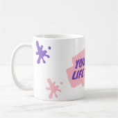 Du machst das Leben süß Kaffeetasse (Links)