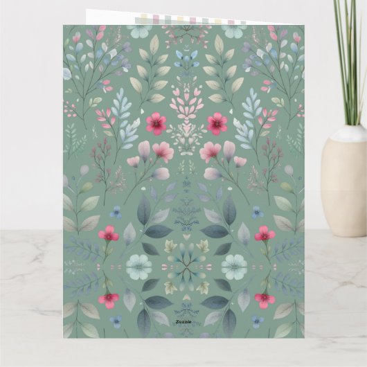 Du machst die lebensblütige Grußkarte Karte (Rückseite)