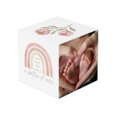 Du machst die Welt zu einem besseren Ort für Foto Würfel (Rückseite Schrägansicht)