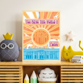 Du machst diese Welt zu einem helleren Ort Boho Po Poster