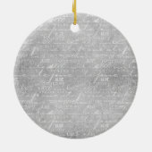 Du machst einen Unterschied Keramik Ornament (Hinten)