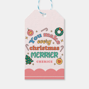 Du machst jeden Weihnachts-Merrier   Niedliche Ret Geschenkanhänger