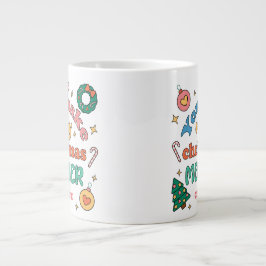 Du machst jeden Weihnachts-Merrier | Niedliche Ret Jumbo-Tasse