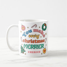 Du machst jeden Weihnachts-Merrier | Niedliche Ret Kaffeetasse