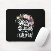 | Du machst mein Herz blühen Mousepad (Mit Mouse)