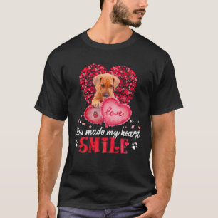 Du machst mein Herz lächeln Rhodesian Ridgeback mi T-Shirt