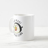 Du machst mein Herz Sing Funny Sushi Pub Kaffeetasse (Vorderseite Links)