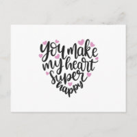 Du machst mein Herz super glücklich