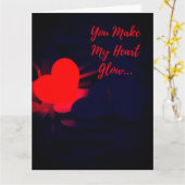 DU MACHST MEIN HERZLICHT KARTE (Gelbe Blume)