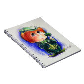 Du machst mein irisches Auge-Smile-Notebook Notizblock (Rechte Seite)