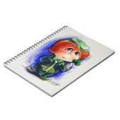Du machst mein irisches Auge-Smile-Notebook Notizblock (Linke Seite)