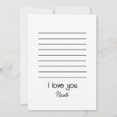 Du machst mein Leben besser, Valentins Ankündigung (Rückseite)