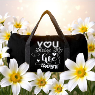 Du machst mein Leben vollständig Duffle Bag