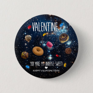 Du machst mein Universum süß Valentine Button