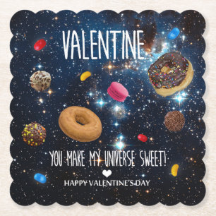 Du machst mein Universum süßer Valentinstag Untersetzer