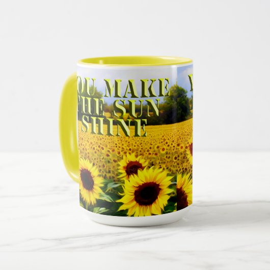 Du machst meine Sonne schwach, Tasse des Kaffees (Vorderseite Links)