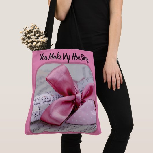 Du machst meinen Hecht rosa Tüte Tasche (Von Nahem)