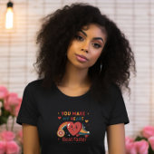 Du machst meinen Herzschlag schneller, Spaß Retro T-Shirt
