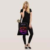 Du machst meinen Herzschlag Tasche (Am Model)