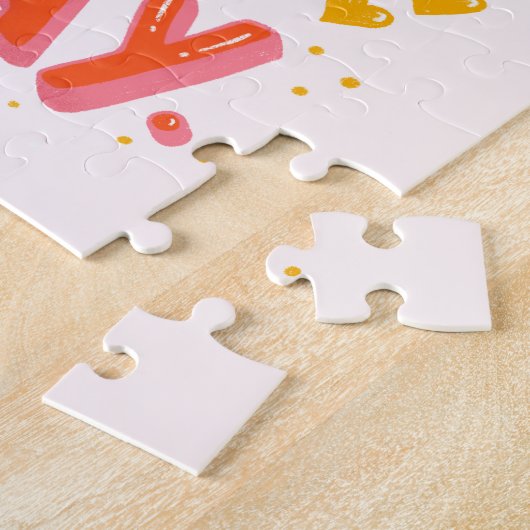 Du machst meinen Tag Liebe Puzzle (Seite)