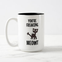 Du machst Meowt-Zwei-Tone-Tasse