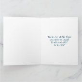 Du machst mich auf! Knacken Eier, Danke fürs Lache (Innenseite)