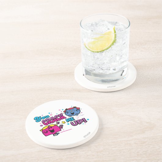 Du machst mich auf! sandstein untersetzer (Seite)