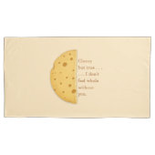 "Du machst mich ganz", anpassbare, problemlose Red Kissenbezug (Vorderseite-Links)