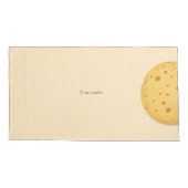 "Du machst mich ganz", anpassbare, problemlose Red Kissenbezug (Rückseite-Links)