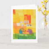 Du machst mich glücklich karte (Gelbe Blume)