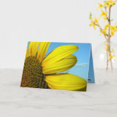 Du machst mich glücklich. karte (Gelbe Blume)