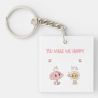 Du machst mich glücklich! Personalisiert Happy Emo