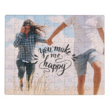 Du machst mich glücklich | Puzzle für Foto