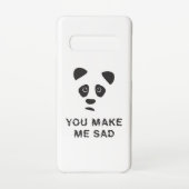 Du machst mich traurig. Trauriger Panda. Samsung Galaxy Hülle (Rückseite)