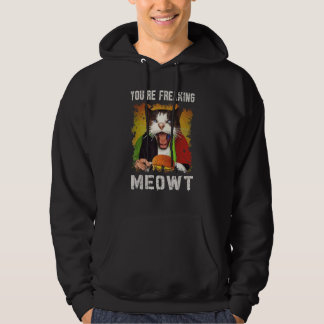 Du machst mich völlig verrückt Katze Vintage Hoodie